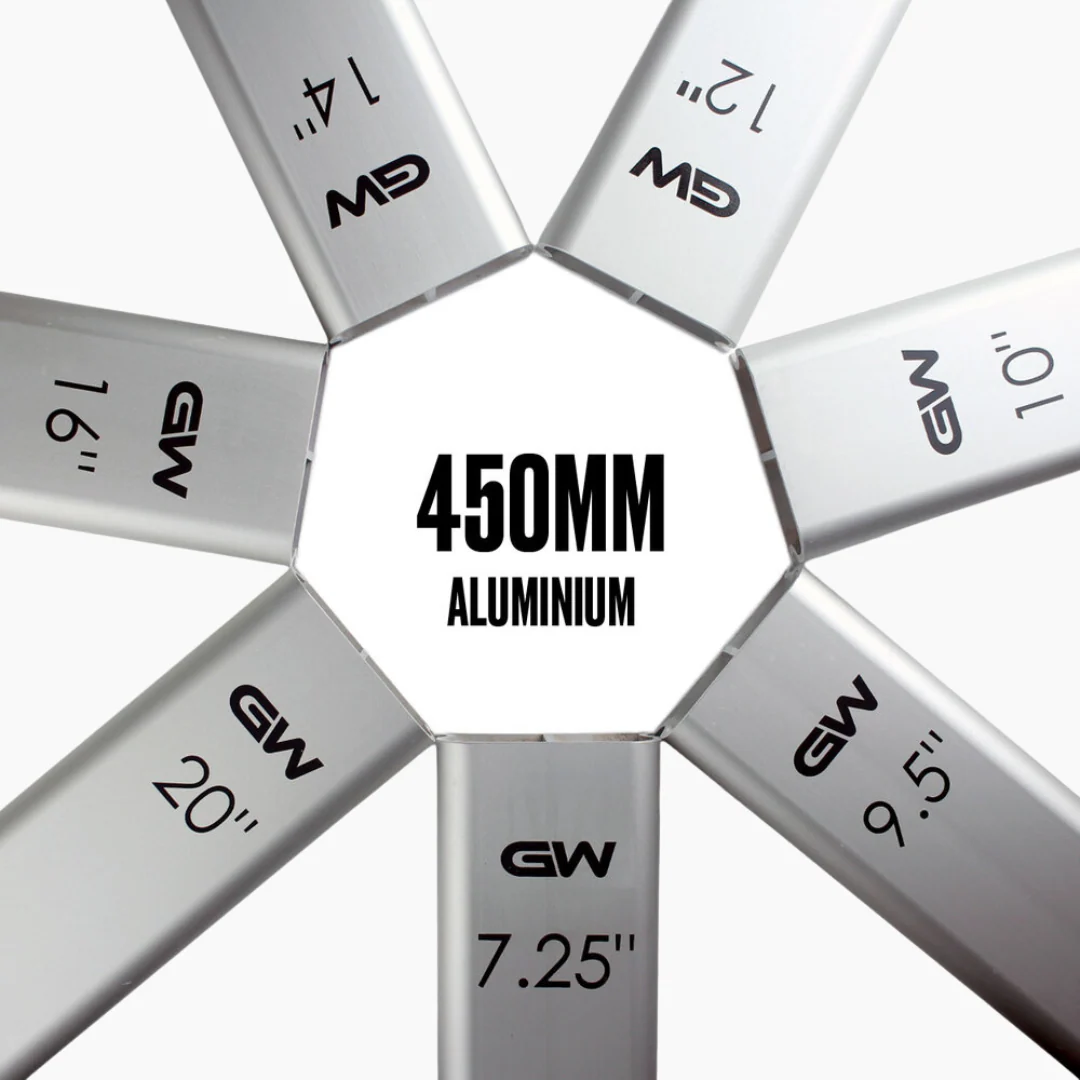 G&W 18in Aluminum Radius Sanding Block 12" radius