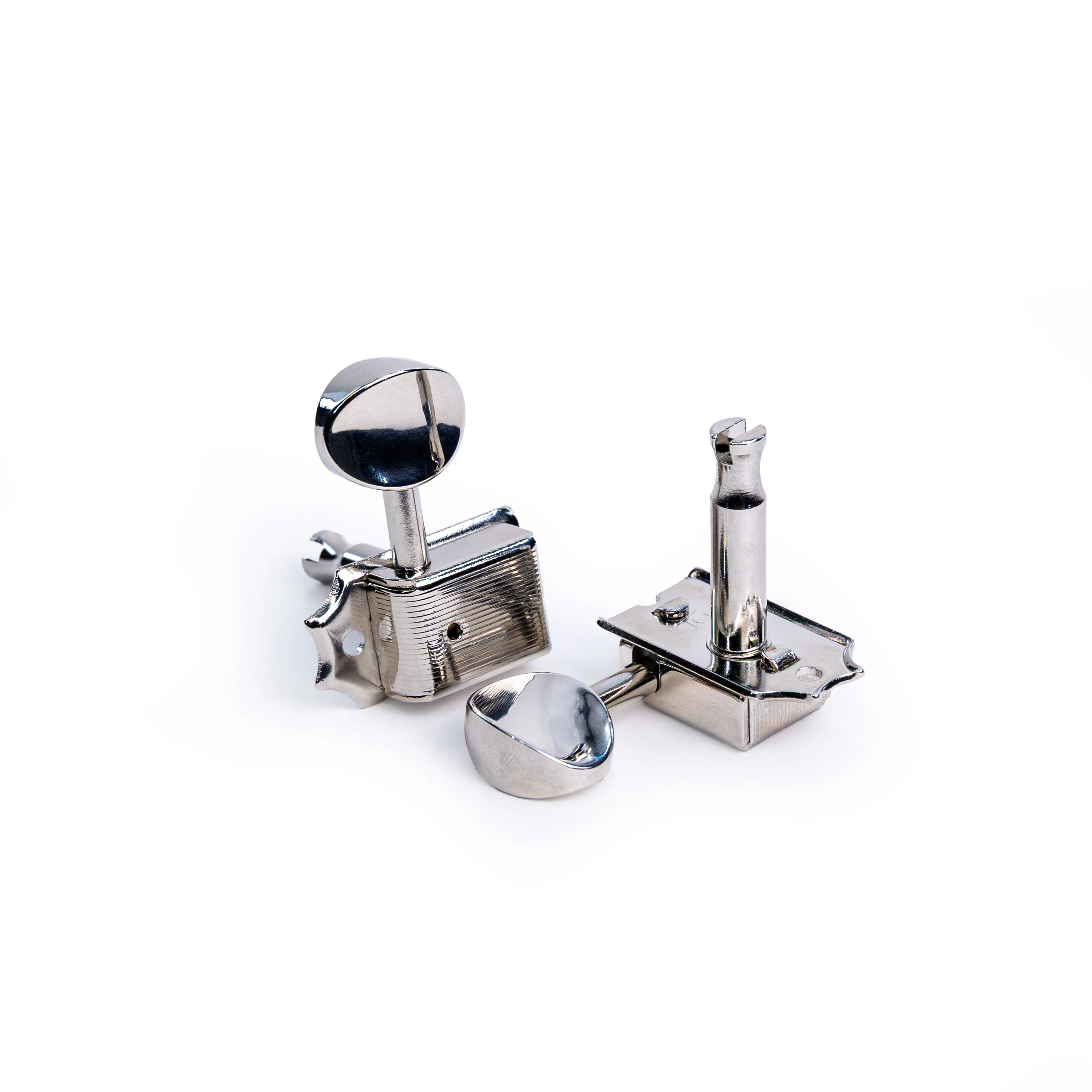 6-In-Line Vintage Style Keys, Nickel - Image 7