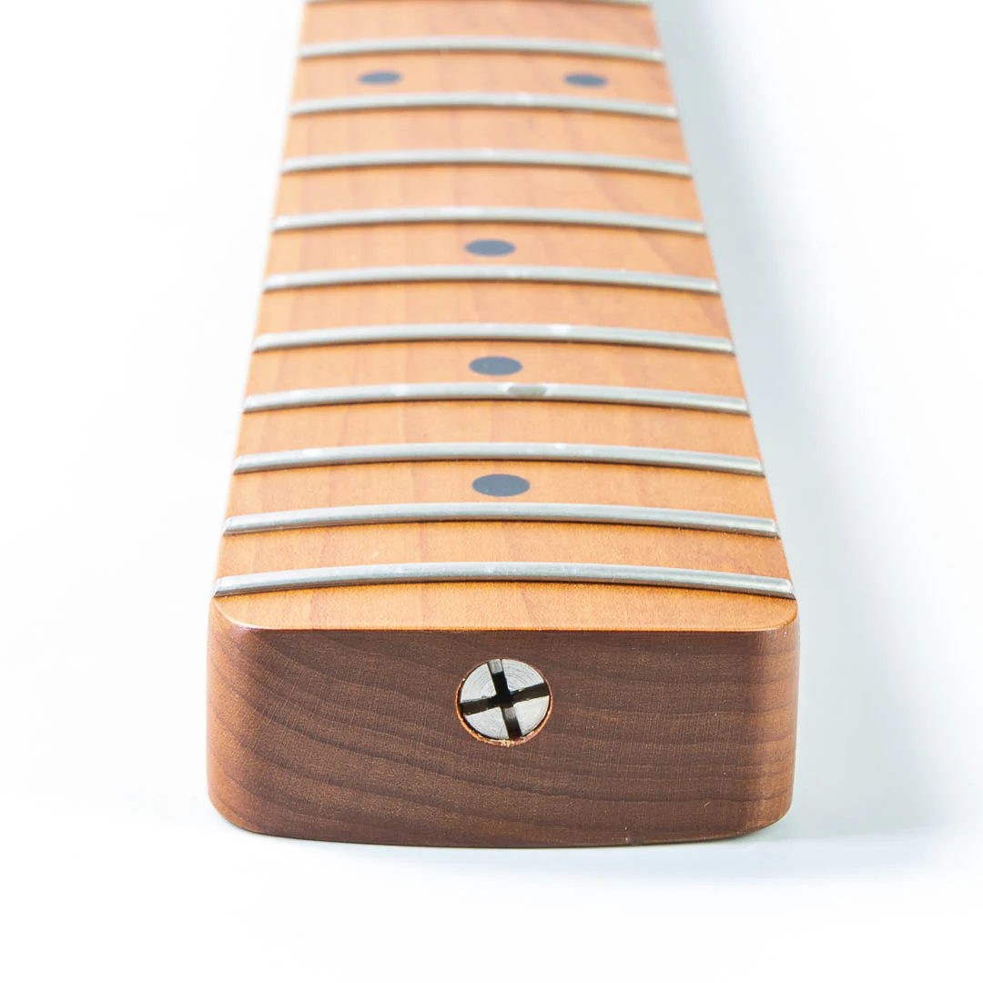 Allparts Select Replacement Jazz Bass Neck Roasted Maple - Licensed by Fender - Image 5