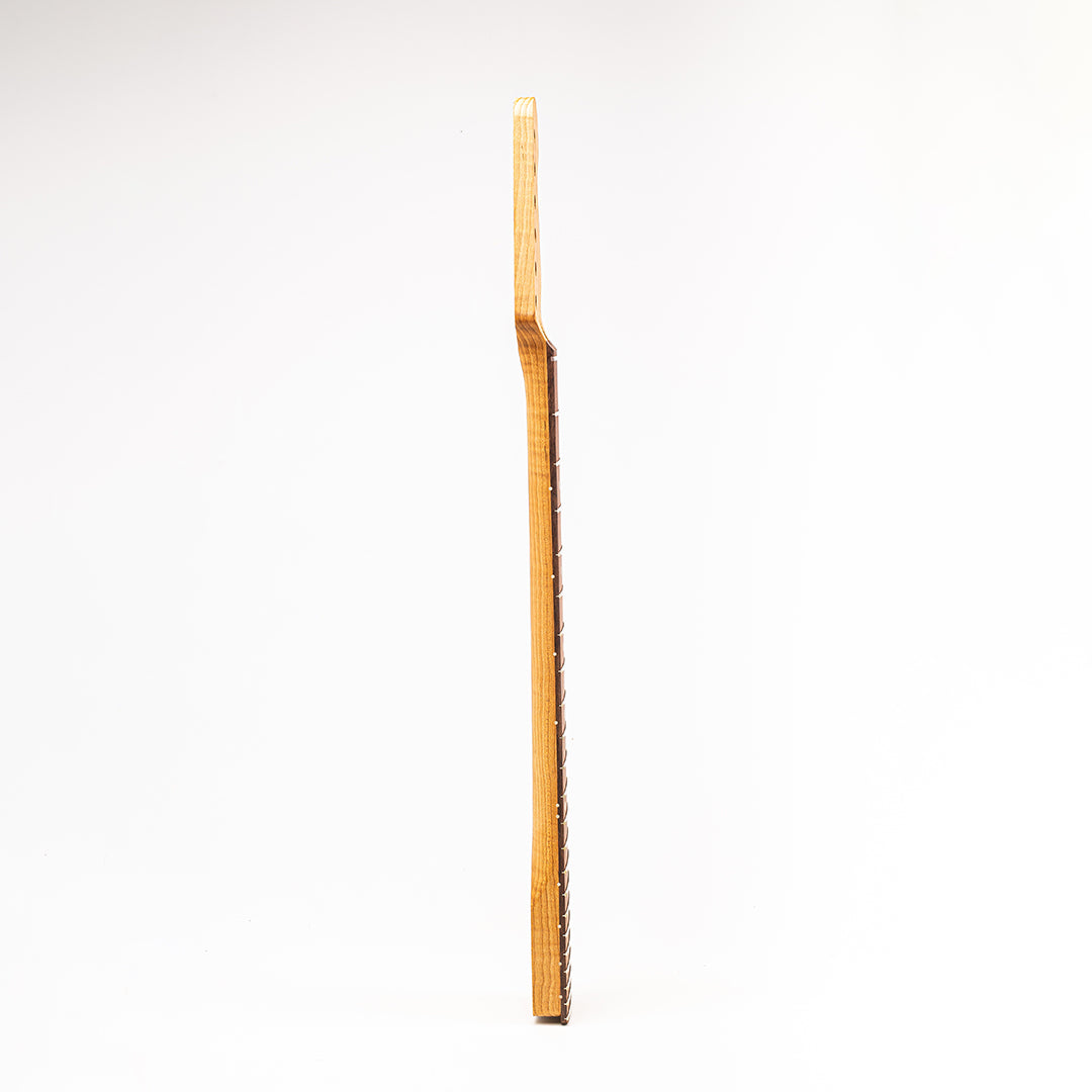Allparts Select "Licensed by Fender®" AAA+ Roasted Flame Maple "Ultra-MOD" Replacement Neck for Stratocaster® - Unfinished - 12"-16" Compound Radius Rosewood Fretboard - Image 5