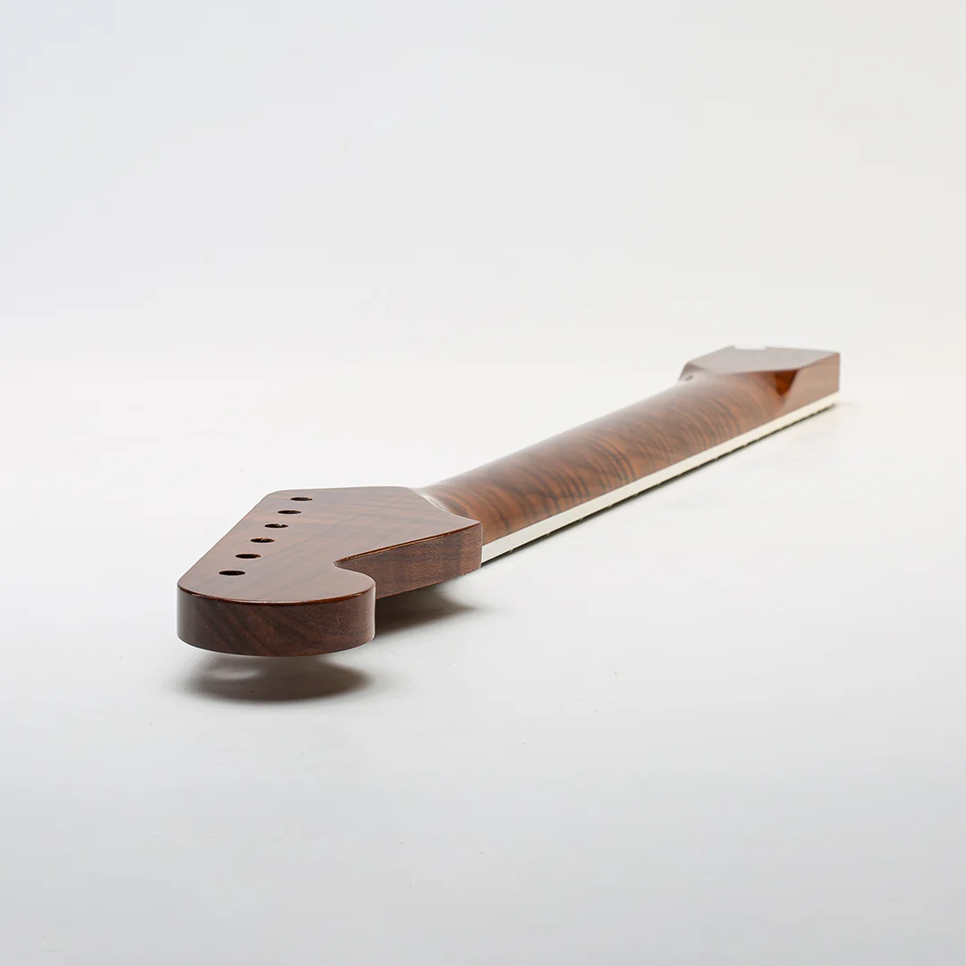 Allparts Select "Licensed by Fender®" AAA+ Roasted Flame Maple "VIN-MOD" Deluxe Replacement Neck for Stratocaster® - Nitro Finish - Bound Fretboard - Image 11