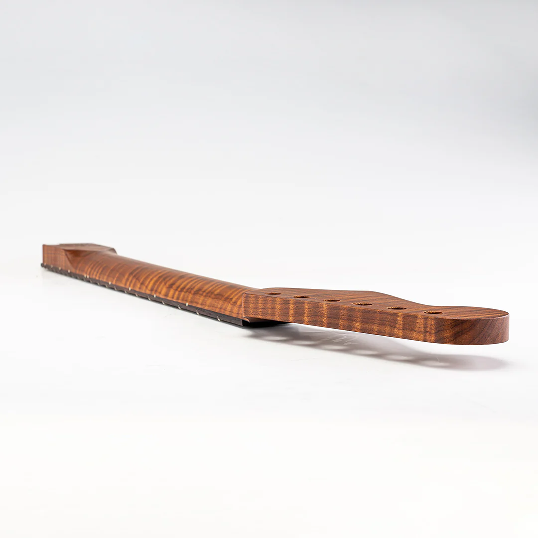 Allparts Select "Licensed by Fender®" AAA+ Roasted Flame Maple "VIN-MOD" Replacement Neck for Stratocaster® - Thin Poly Finish - 12" Radius Rosewood Fretboard - Floyd Nut Slot - Image 15