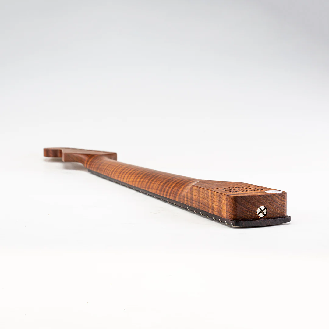 Allparts Select "Licensed by Fender®" AAA+ Roasted Flame Maple "VIN-MOD" Replacement Neck for Stratocaster® - Thin Poly Finish - 12" Radius Rosewood Fretboard - Floyd Nut Slot - Image 8