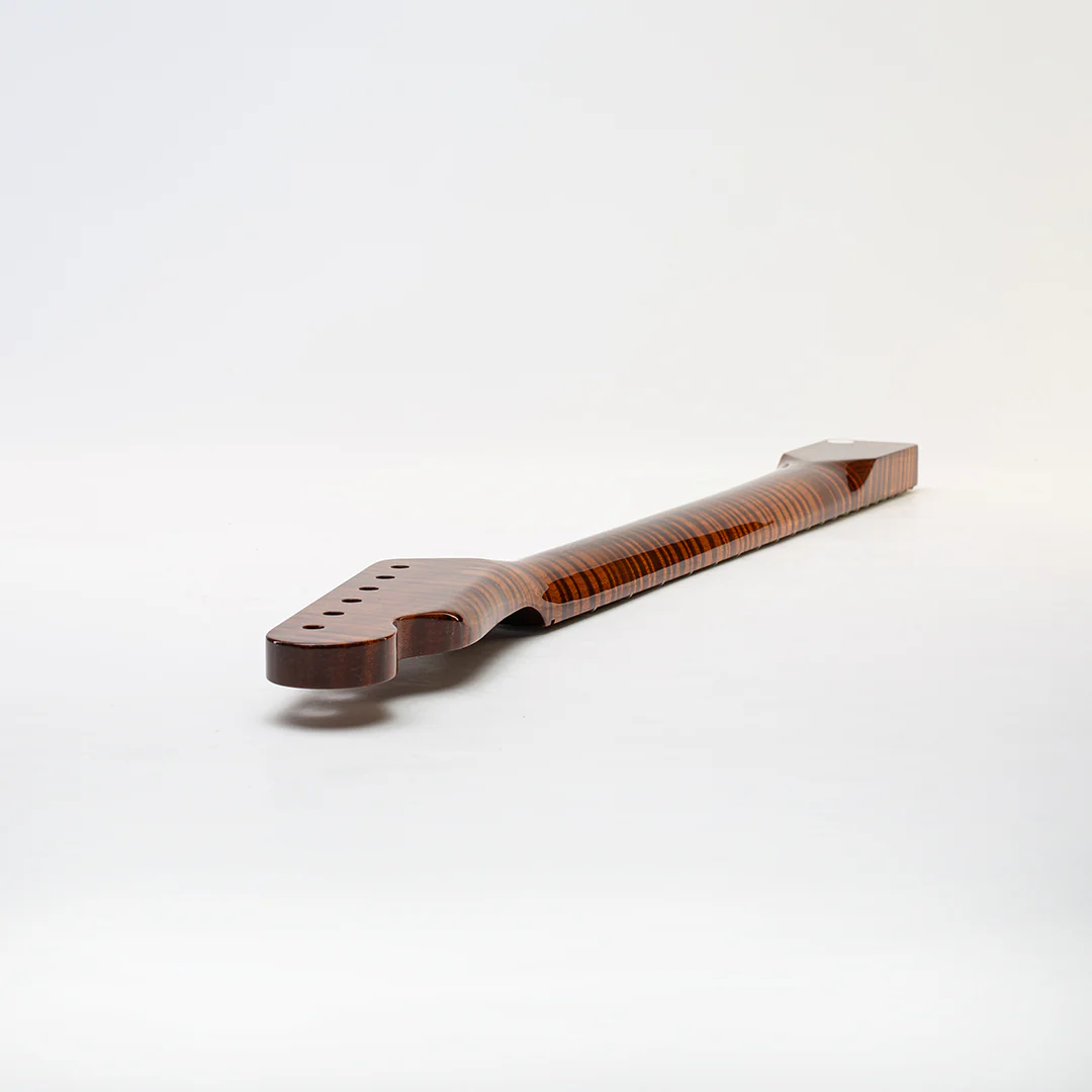 Allparts Select "Licensed by Fender®" AAA+ Roasted Flame Maple "VIN-MOD" Replacement Neck for Telecaster® - Nitro Finish - Image 11