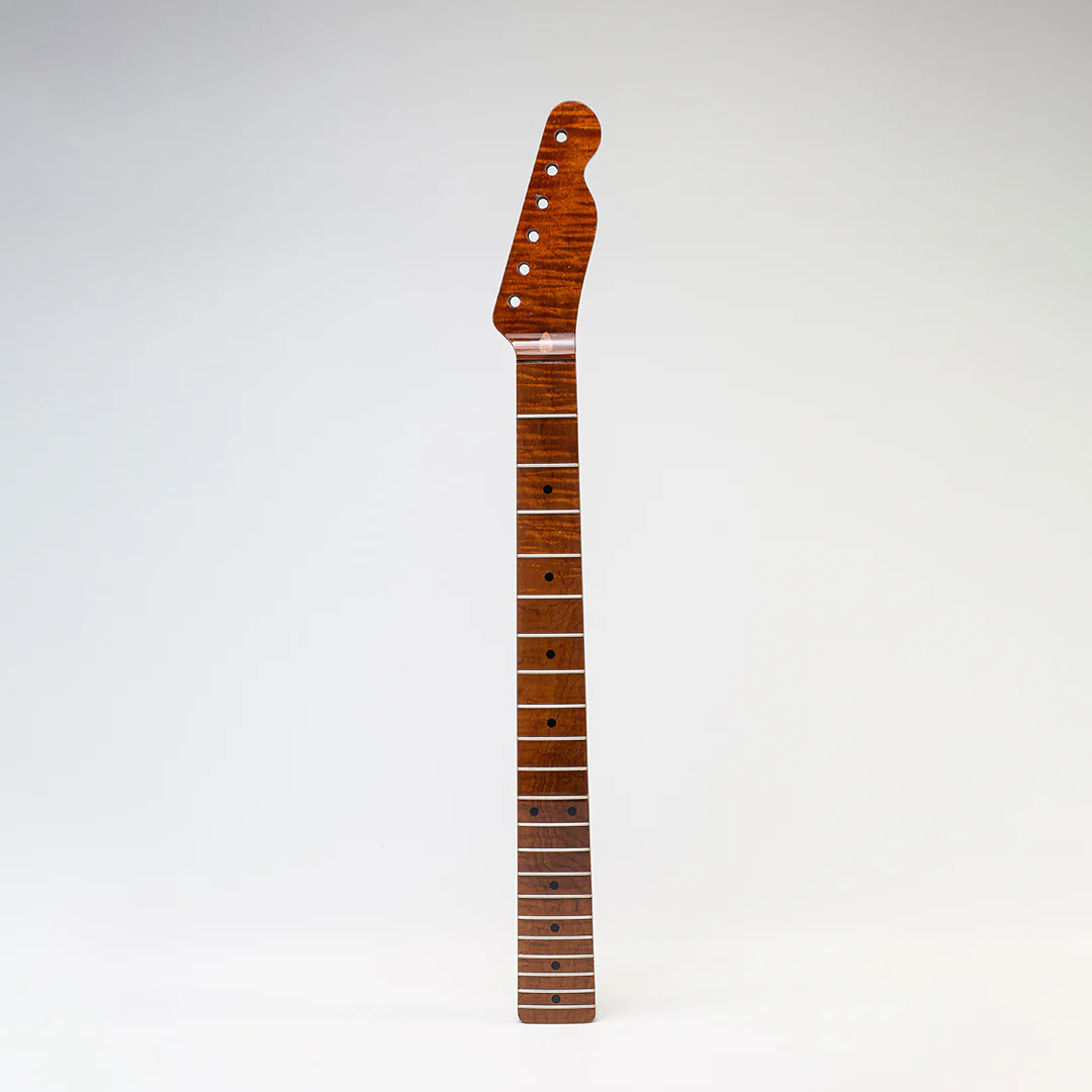 Allparts Select "Licensed by Fender®" AAA+ Roasted Flame Maple "VIN-MOD" Replacement Neck for Telecaster® - Nitro Finish - Image 3