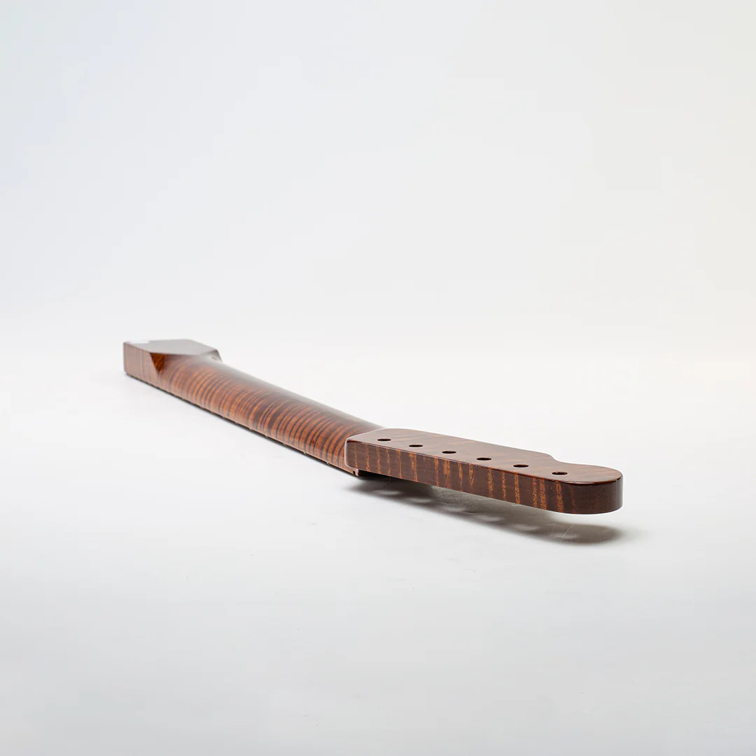 Allparts Select "Licensed by Fender®" AAA+ Roasted Flame Maple "VIN-MOD" Replacement Neck for Telecaster® - Nitro Finish - Image 9