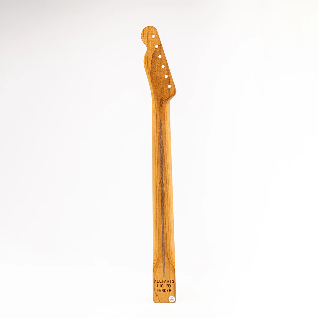 Allparts Select "Licensed by Fender®" AAA+ Roasted Flame Maple "VIN-MOD" Replacement Neck for Telecaster® - Unfinished - Chunky C Shape - Image 3