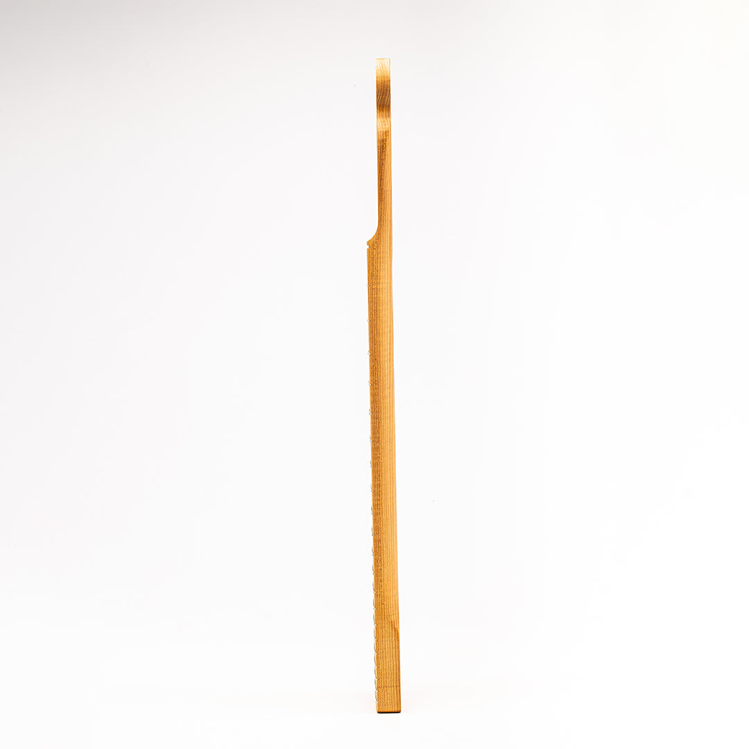 Allparts Select "Licensed by Fender®" AAA+ Roasted Flame Maple "VIN-MOD" Replacement Neck for Telecaster® - Unfinished - Chunky C Shape - Image 5