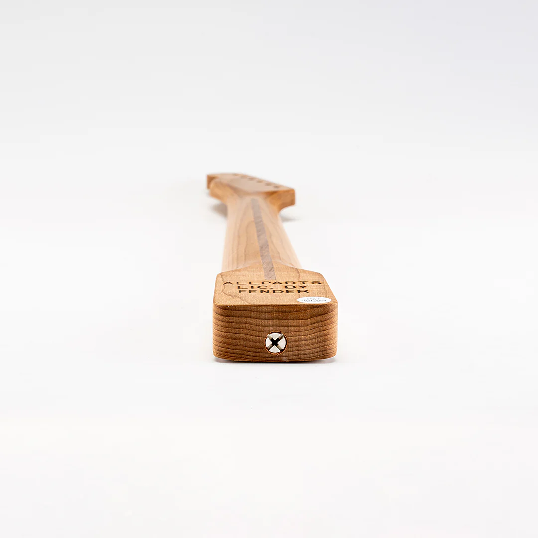 Allparts Select "Licensed by Fender®" AAA+ Roasted Flame Maple "VIN-MOD" Replacement Neck for Telecaster® - Unfinished - Chunky C Shape - Image 8