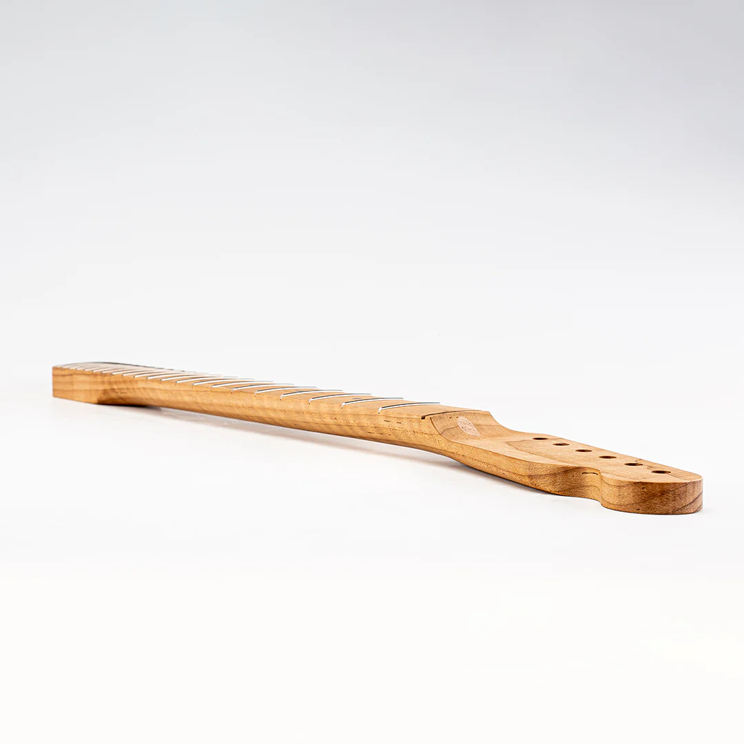 Allparts Select "Licensed by Fender®" AAA+ Roasted Flame Maple "VIN-MOD" Replacement Neck for Telecaster® - Unfinished - Soft V Shape - Image 12