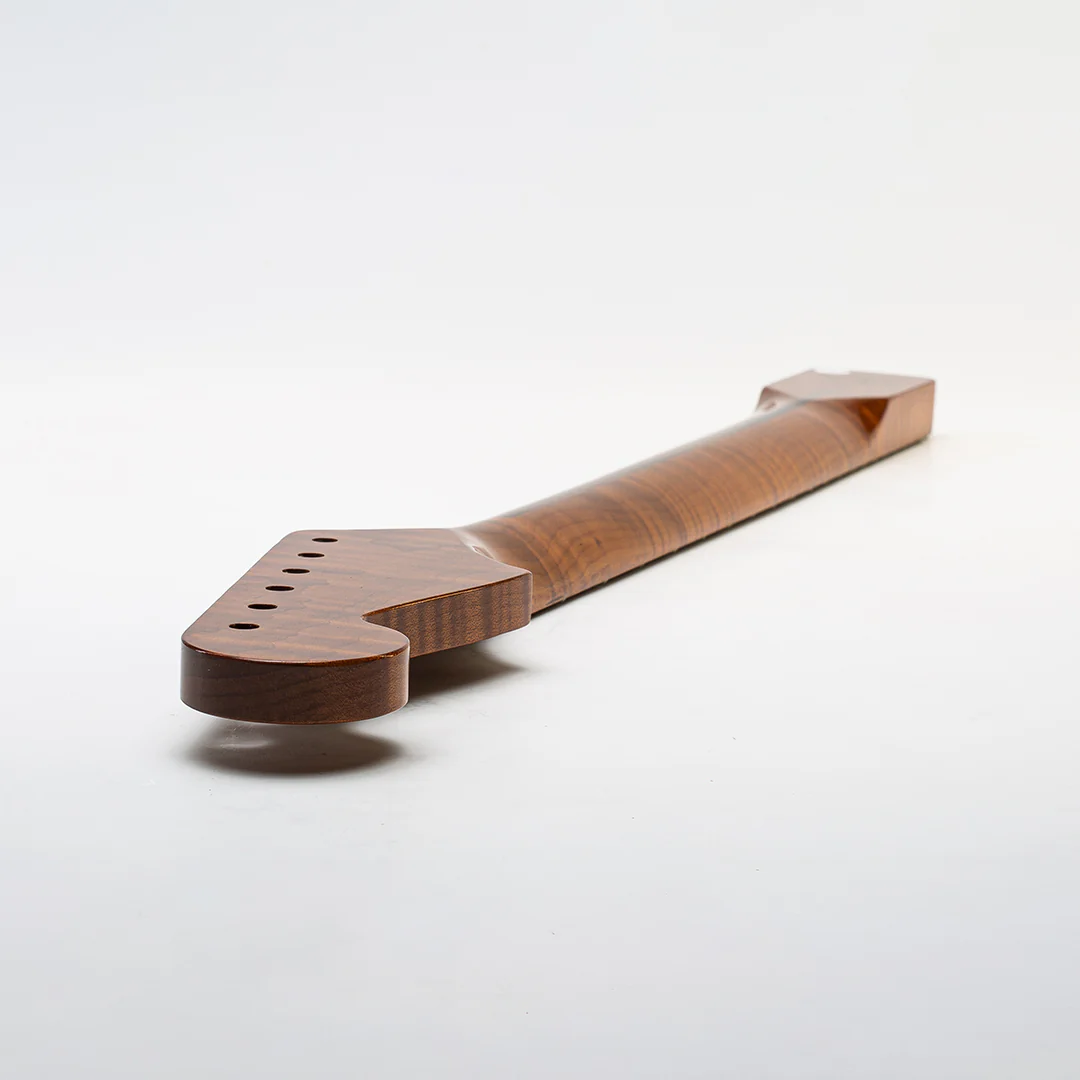 Allparts Select "Licensed by Fender®" AAA+ Roasted Flame Maple Vintage Spec Replacement Neck for Stratocaster® - Nitro Finish - Soft V Shape - Image 11
