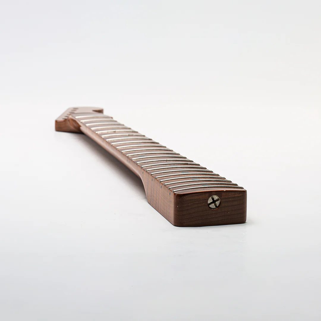 Allparts Select "Licensed by Fender®" AAA+ Roasted Flame Maple Vintage Spec Replacement Neck for Stratocaster® - Nitro Finish - Soft V Shape - Image 7