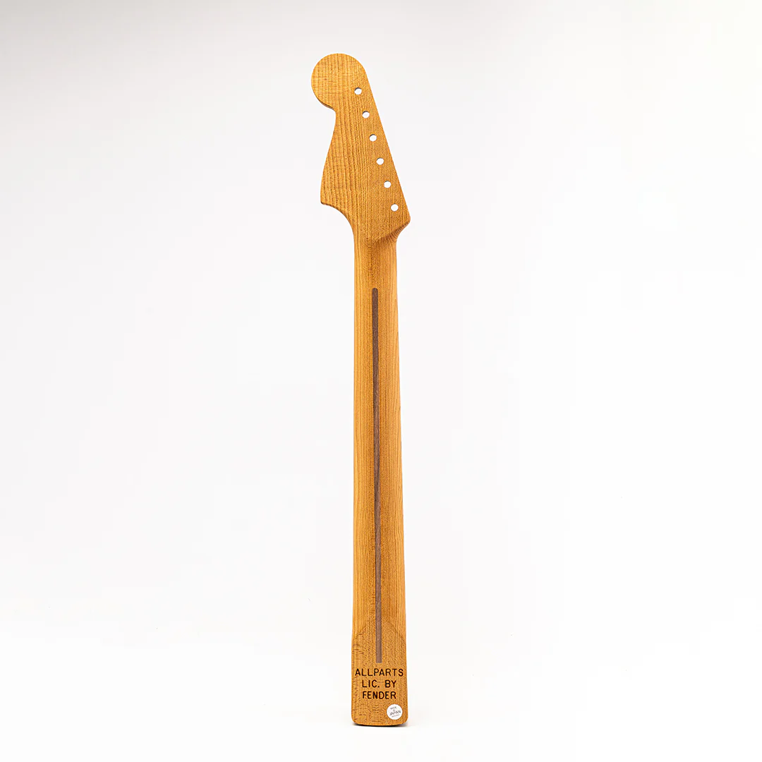 Allparts Select "Licensed by Fender®" Quarter Sawn Roasted Maple "VIN-MOD" Replacement Neck for Jazzmaster® - Unfinished - Image 5