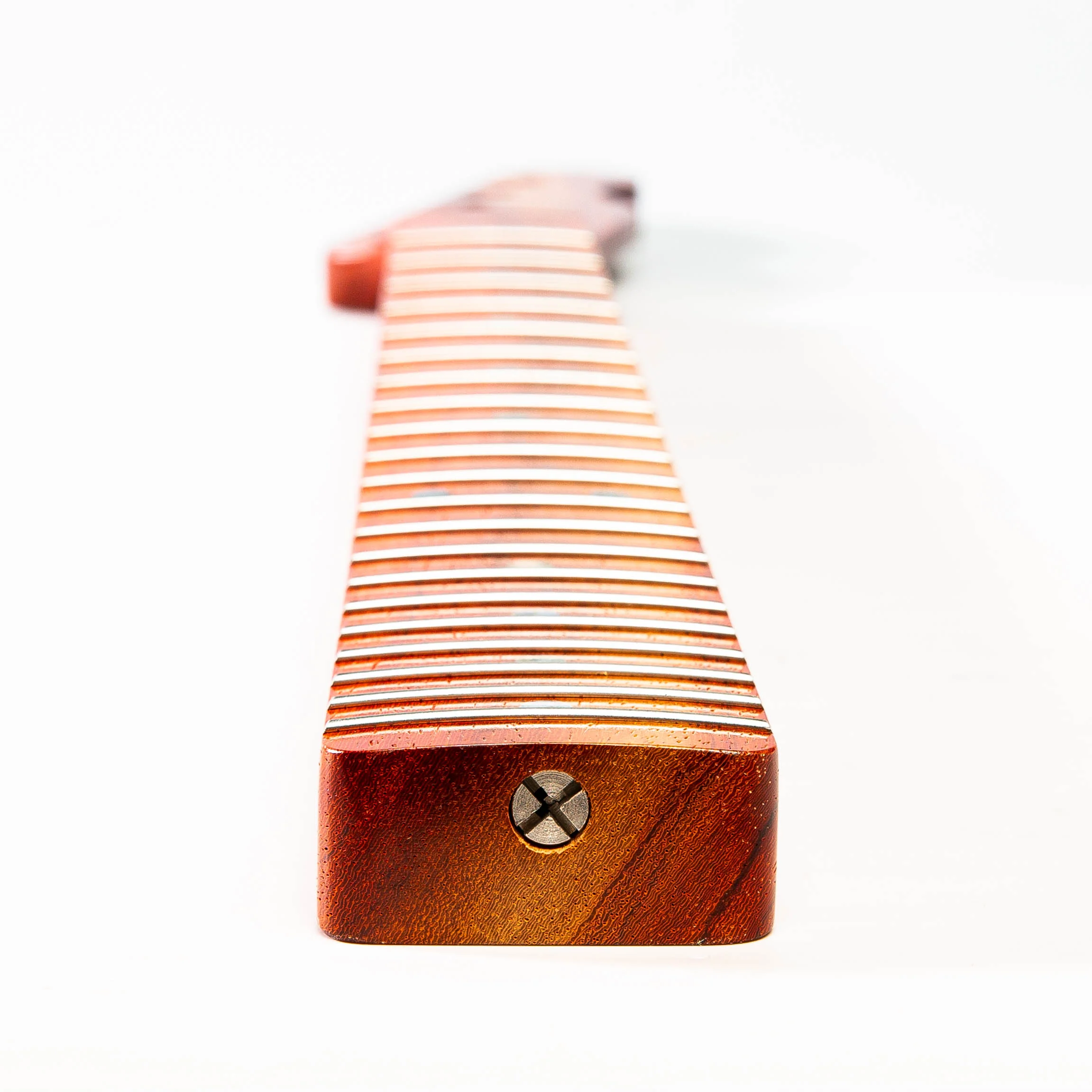 Allparts Select 1-Piece Padauk Bariole "VIN-MOD" Replacement Neck for Tele - Licensed by Fender - Image 4