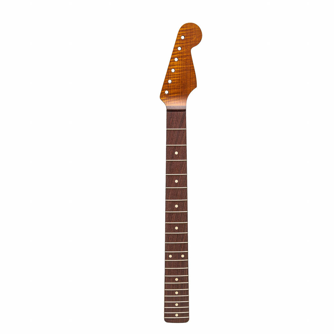 Allparts Select Tribute Series "Pride and Joy" Replacement Strat Neck AAA+ Roasted Flame Maple - Licensed by Fender - Image 2