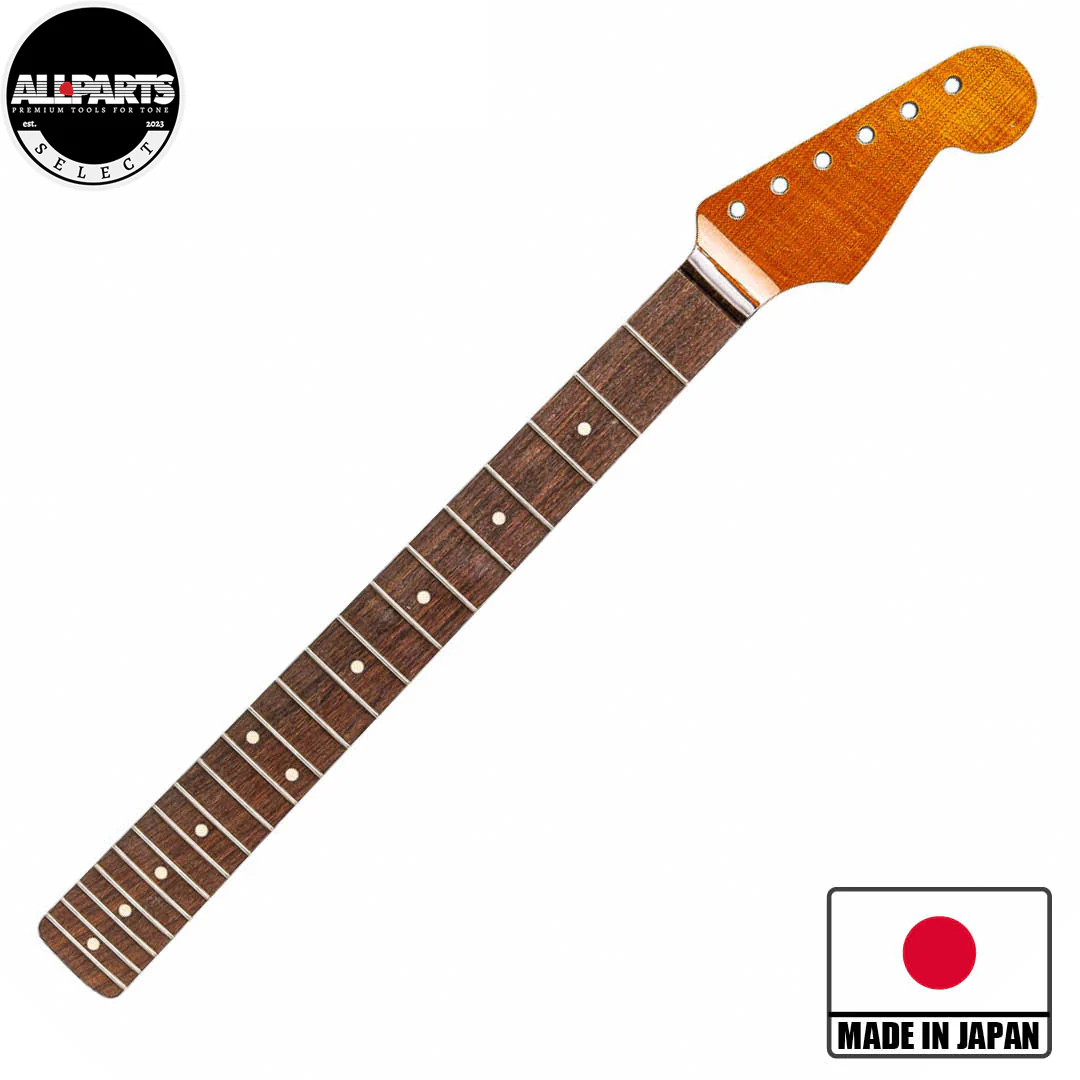 Allparts Select Tribute Series "Pride and Joy" Replacement Strat Neck Roasted Quartersawn Maple - Licensed by Fender