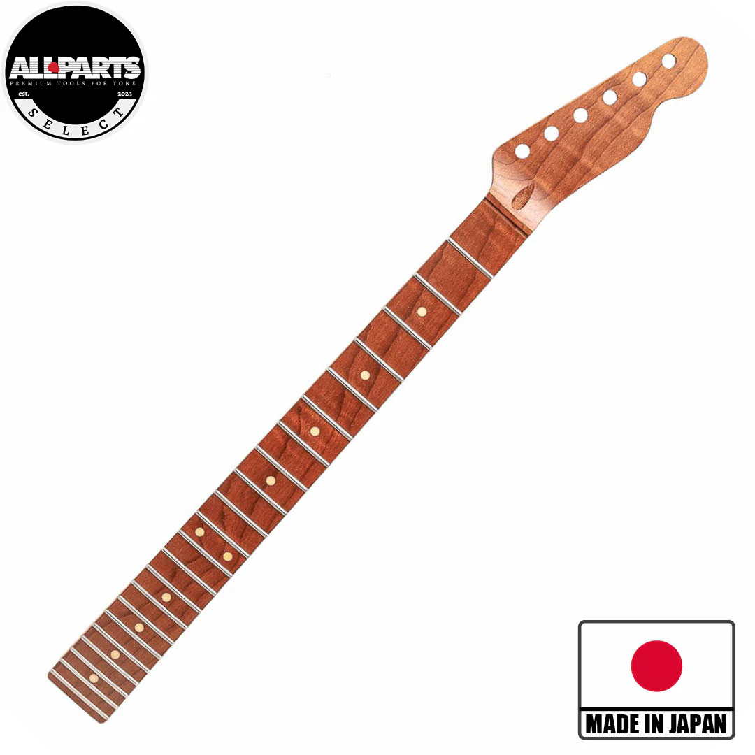 Allparts Select Ultra Mod Replacement Tele Neck Roasted Maple - Licensed by Fender
