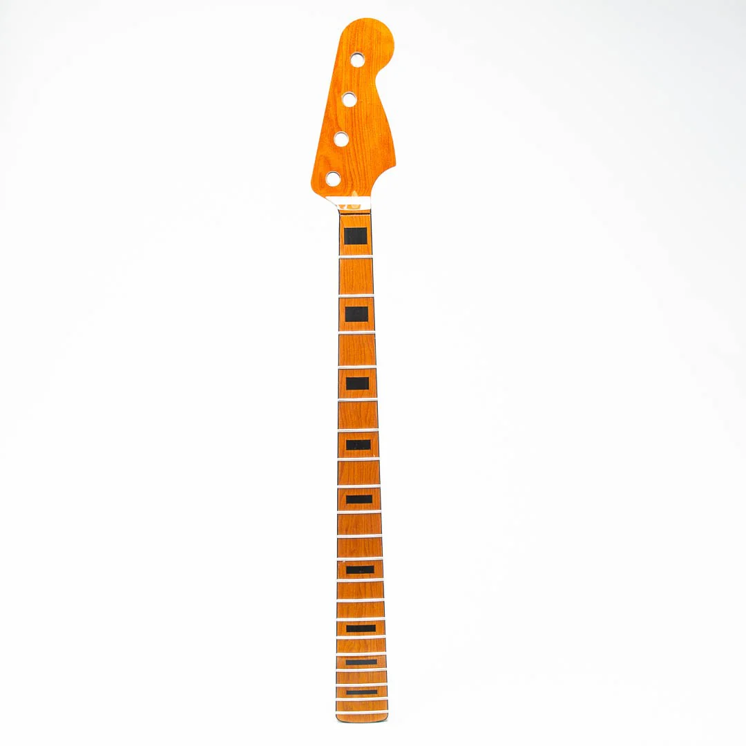 Allparts Select Tribute Series "Tom Sawyer" Replacement Jazz Bass Neck Roasted Maple - Licensed by Fender - Image 2