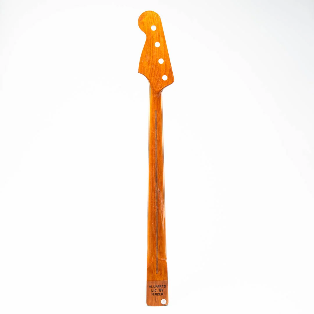 Allparts Select Tribute Series "Tom Sawyer" Replacement Jazz Bass Neck Roasted Maple - Licensed by Fender - Image 3