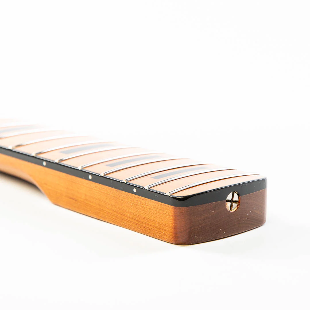 Allparts Select Tribute Series "Tom Sawyer" Replacement Jazz Bass Neck Roasted Maple - Licensed by Fender - Image 4