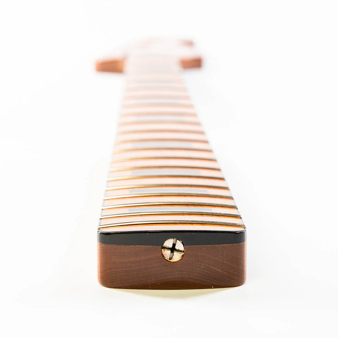 Allparts Select Tribute Series "Tom Sawyer" Replacement Jazz Bass Neck Roasted Maple - Licensed by Fender - Image 5