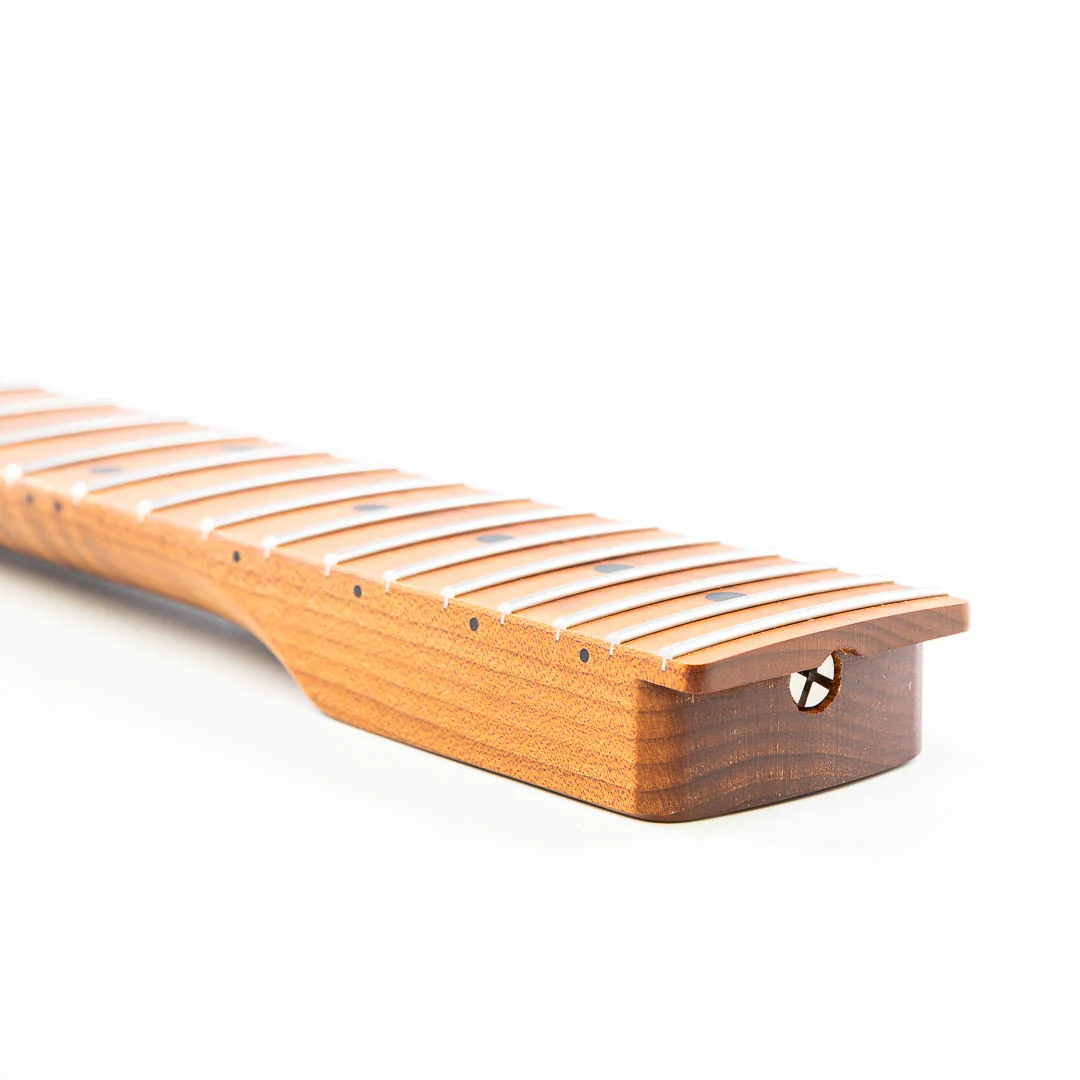 Allparts Select Tribute Series "1984" Replacement Strat Neck AAA+ Roasted Flame Maple - Licensed by Fender - Image 4