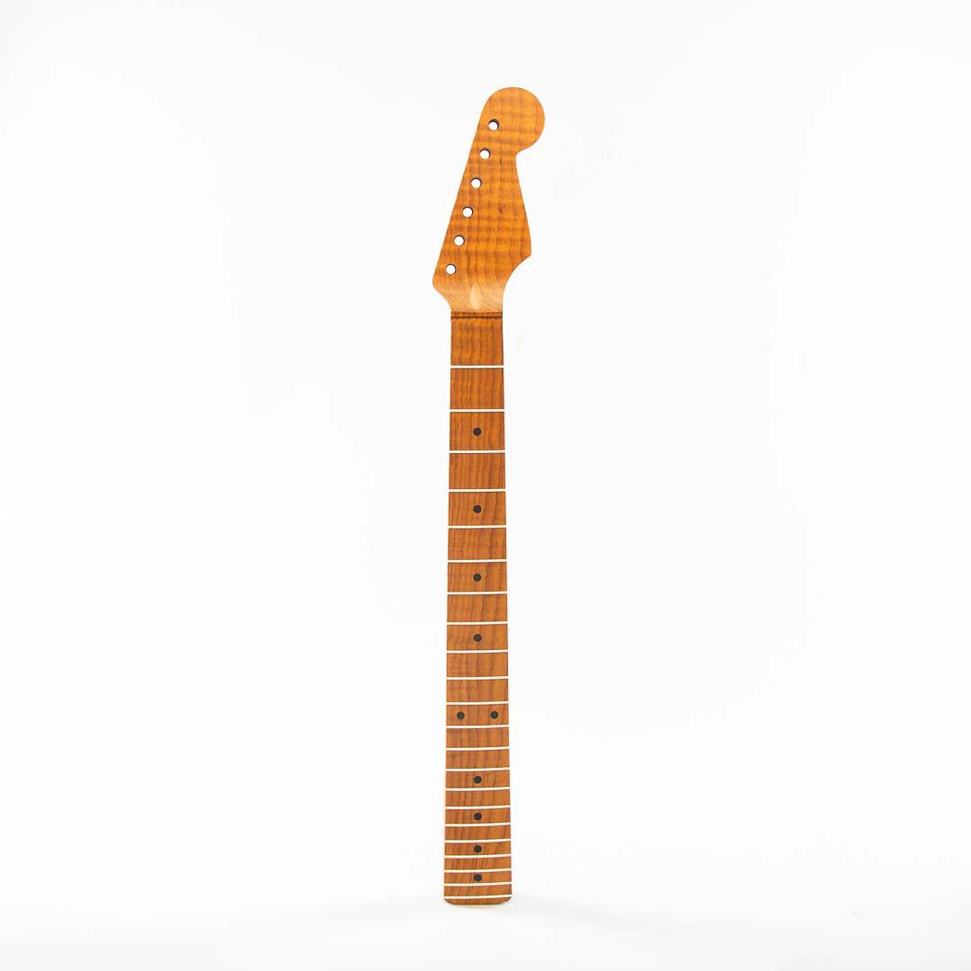 Allparts Select Tribute Series "Layla" Replacement Strat Neck AAA+ Roasted Flame Maple - Licensed by Fender - Image 2