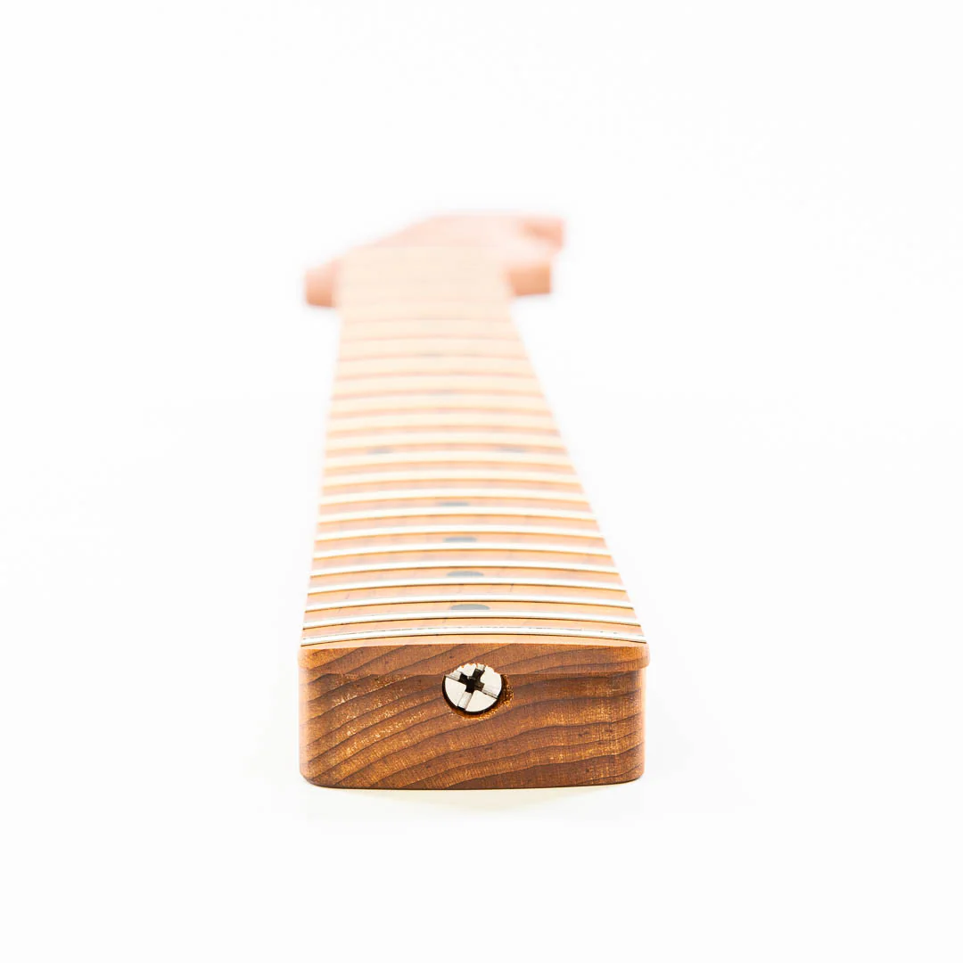 Allparts Select Tribute Series "Layla" Replacement Strat Neck AAA+ Roasted Flame Maple - Licensed by Fender - Image 5