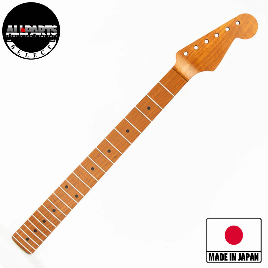 Allparts Select Tribute Series "Layla" Replacement Strat Neck Roasted Maple - Licensed by Fender