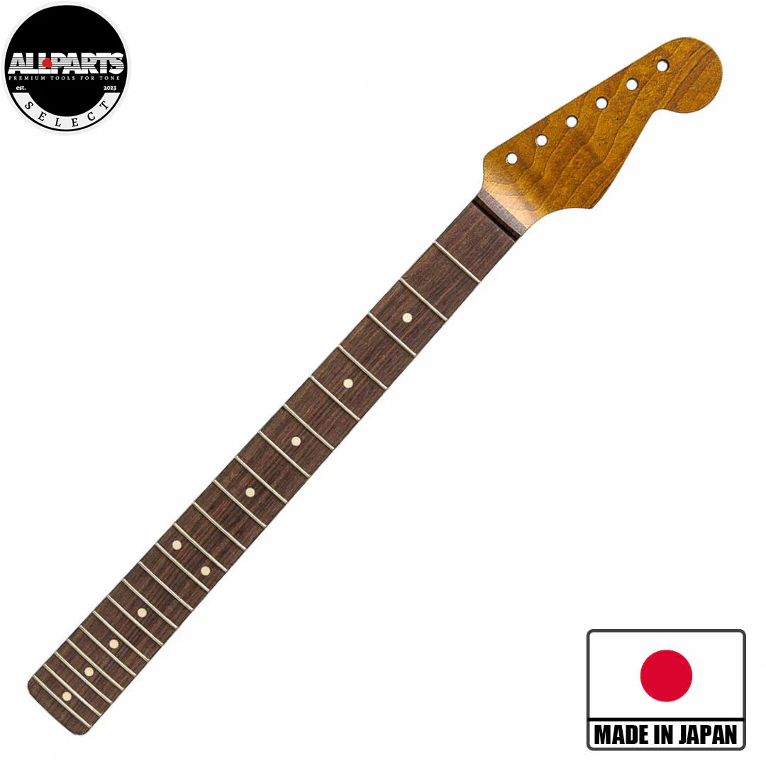 Allparts Select Tribute Series "Pride and Joy" Replacement Strat Neck Roasted Maple - Licensed by Fender