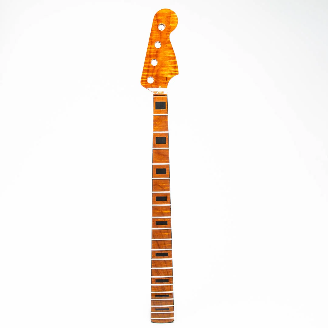 Allparts Select Tribute Series "Tom Sawyer" Replacement Jazz Bass Neck AAA+ Roasted Flame Maple - Licensed by Fender - Image 2