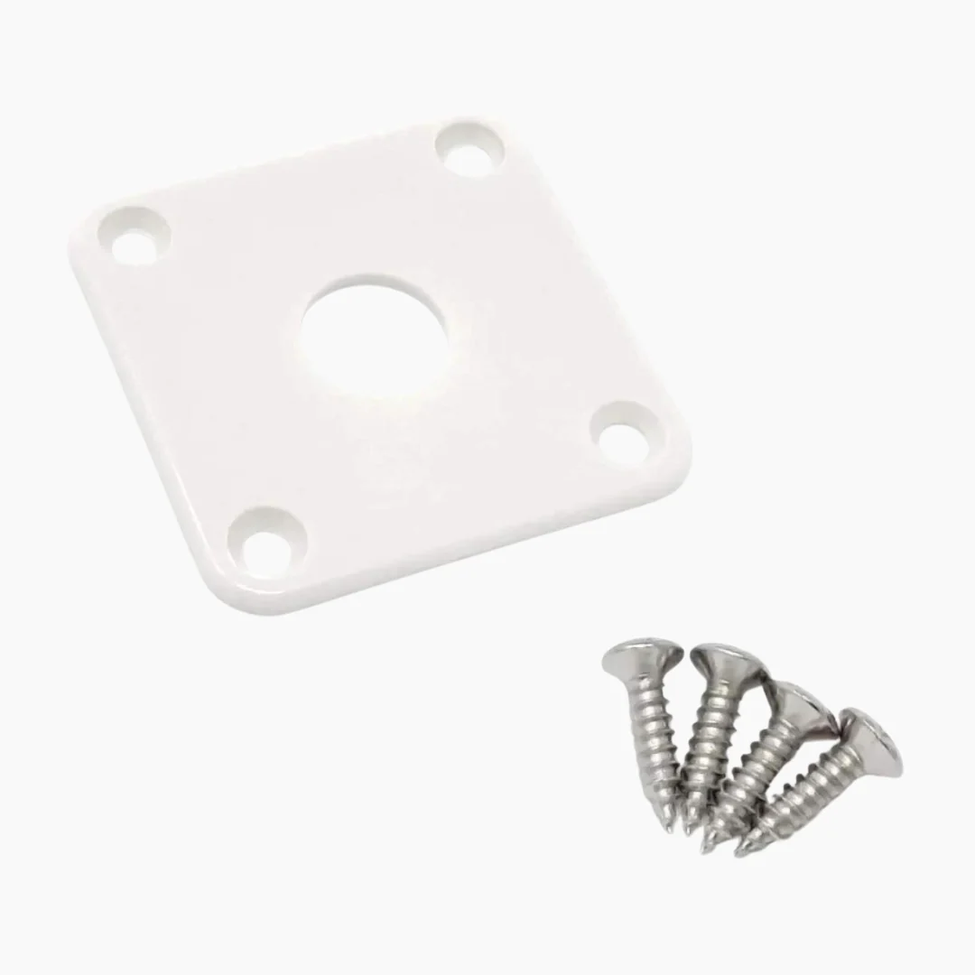 Square Jackplate for Les Paul Nickel - Image 7