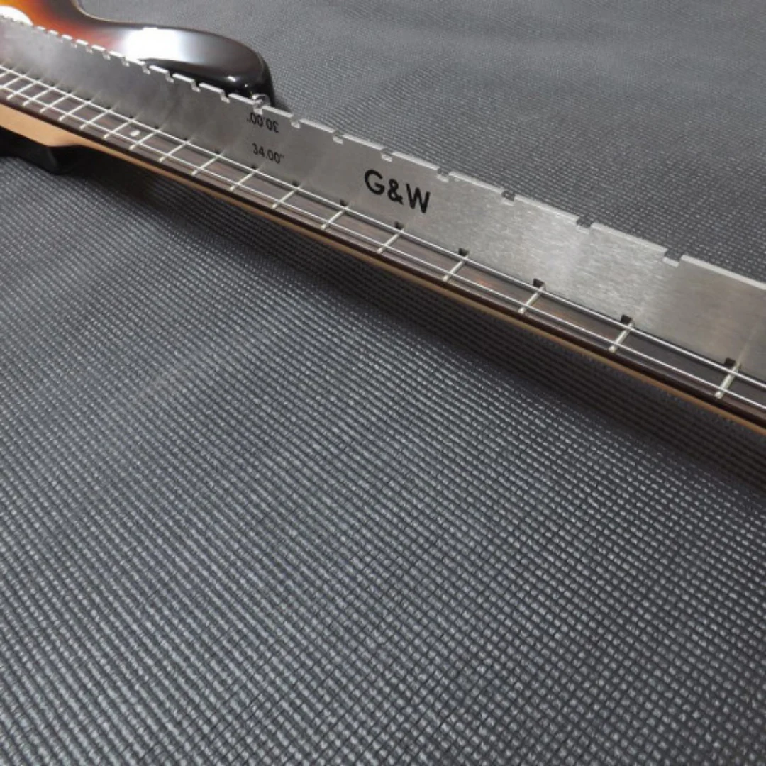 G&W Bass Guitar Notched Straight Edge - Image 2