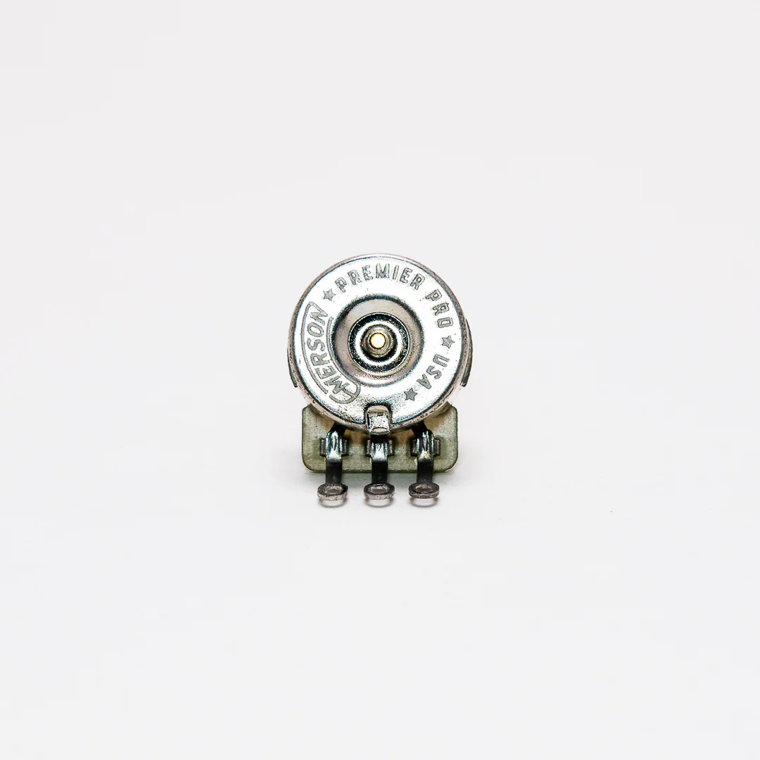 Emerson Custom Premium Potentiometer - 1Meg, Short Split Shaft