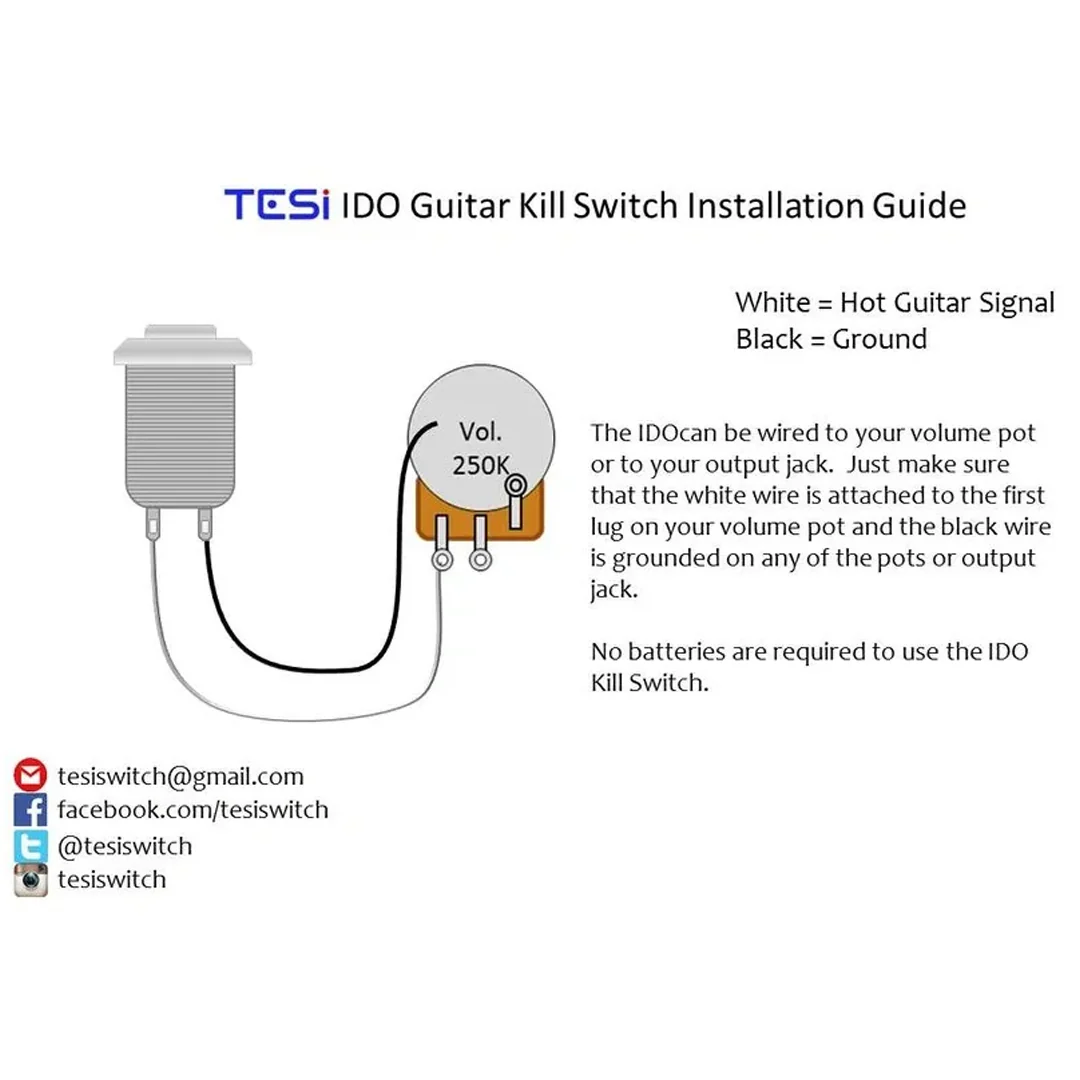 TESI SWITCH 10mm Momentary Kill Switch - Image 4