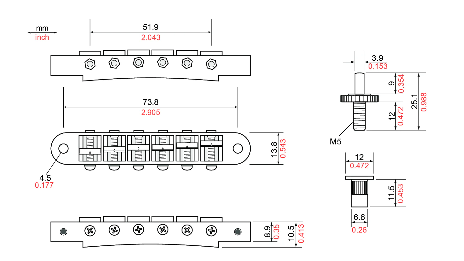 TonePros Tunematic Bridge - Image 6