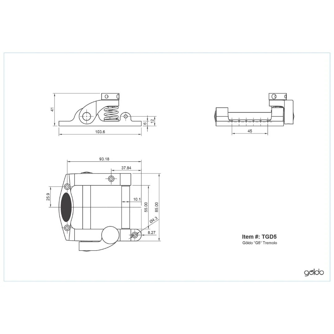 Goldo G5 Tremolo, Short - Image 10