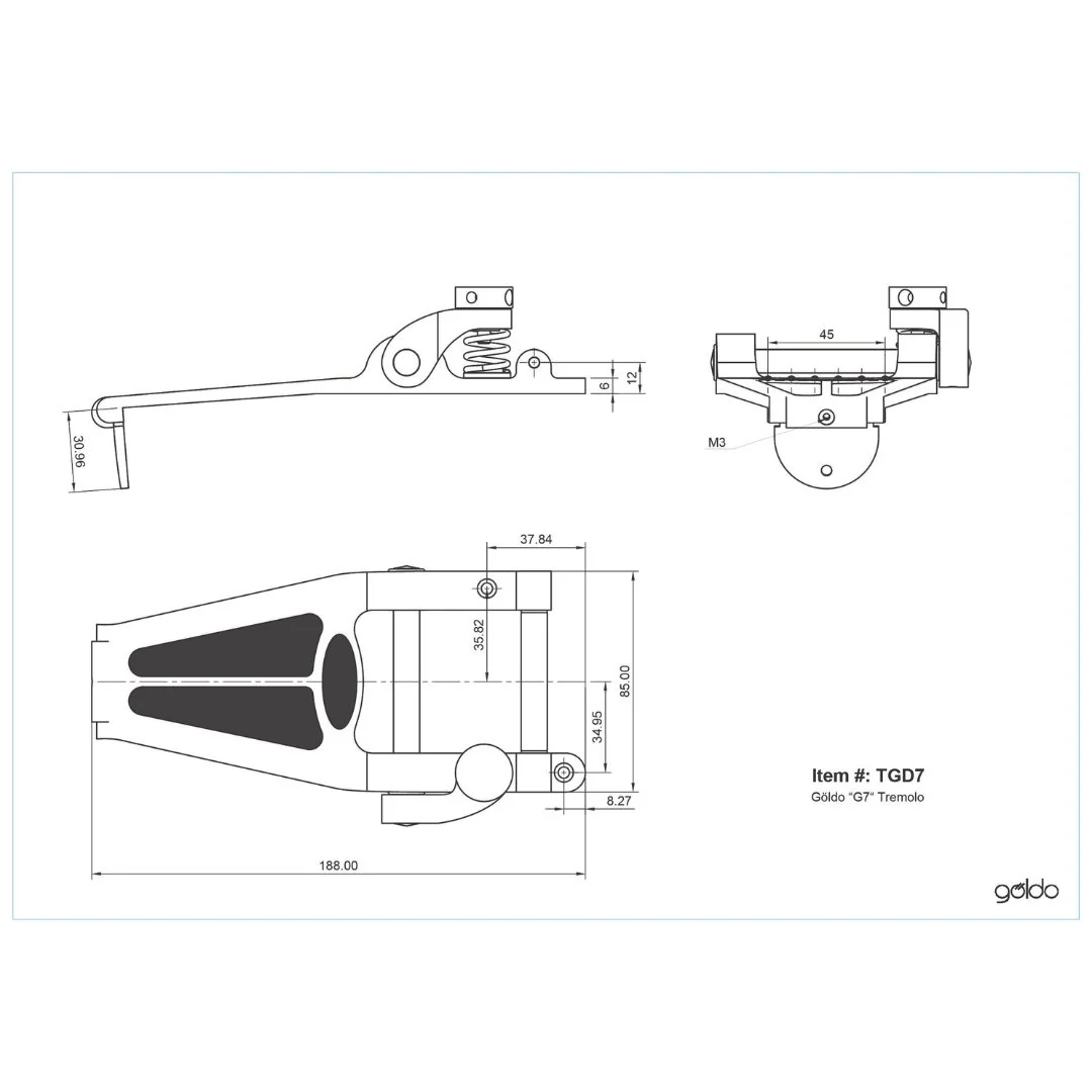 Goldo G7 Tremolo, Long - Image 10