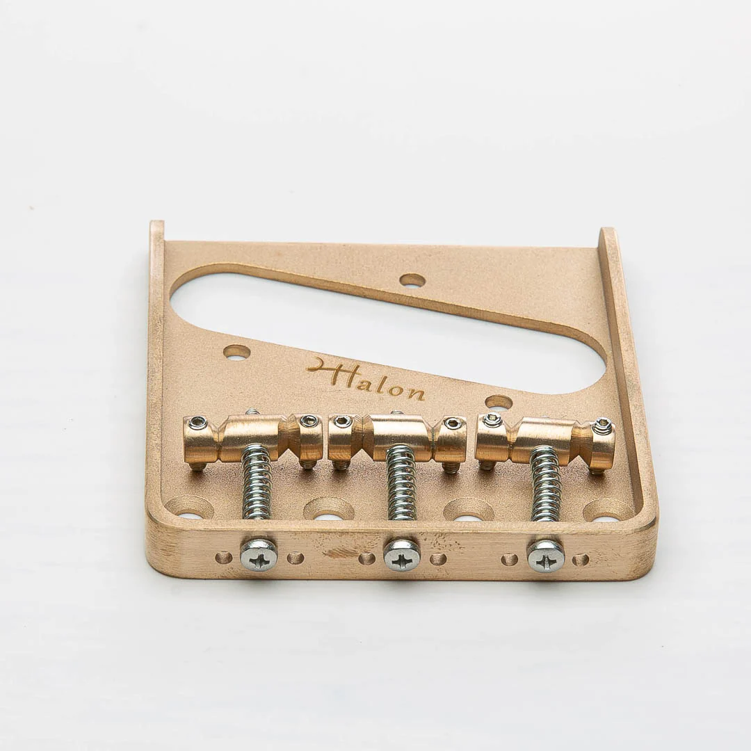 Halon Full Phosphor Bronze Tele Ashtray Bridge P/B Satin - Image 2