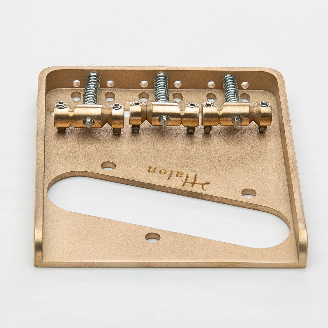 Halon Full Phosphor Bronze Tele Ashtray Bridge P/B Satin - Image 3