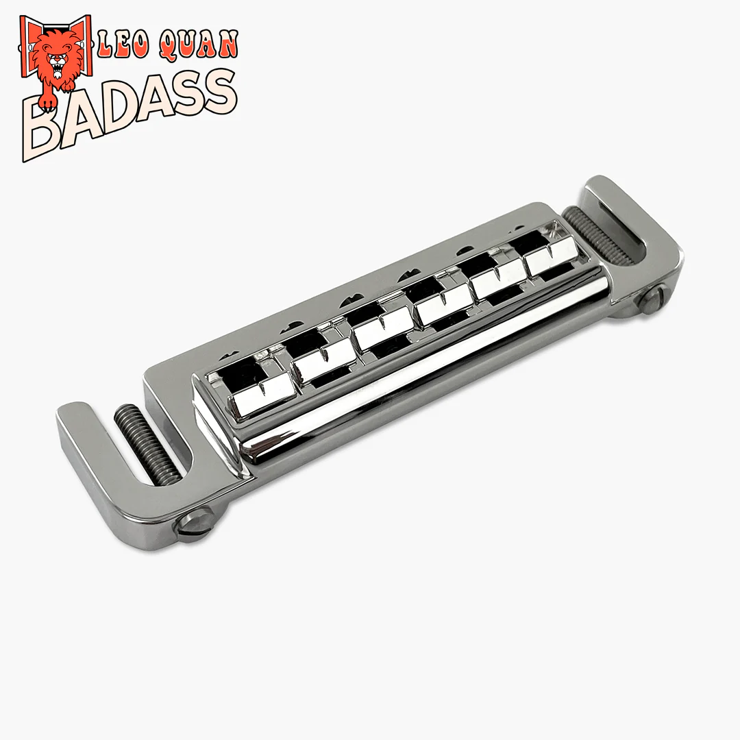 Leo Quan® Badass Wraparound™ Guitar Bridge with SAE Locking Studs - Image 2