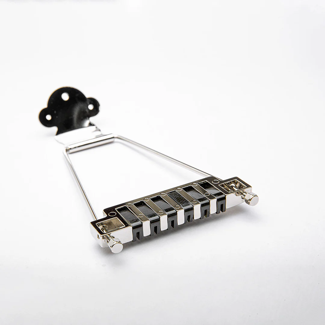 Leo Quan Badass FTT™ Fine Tuner Trapeze Tailpiece, Nickel - Image 6