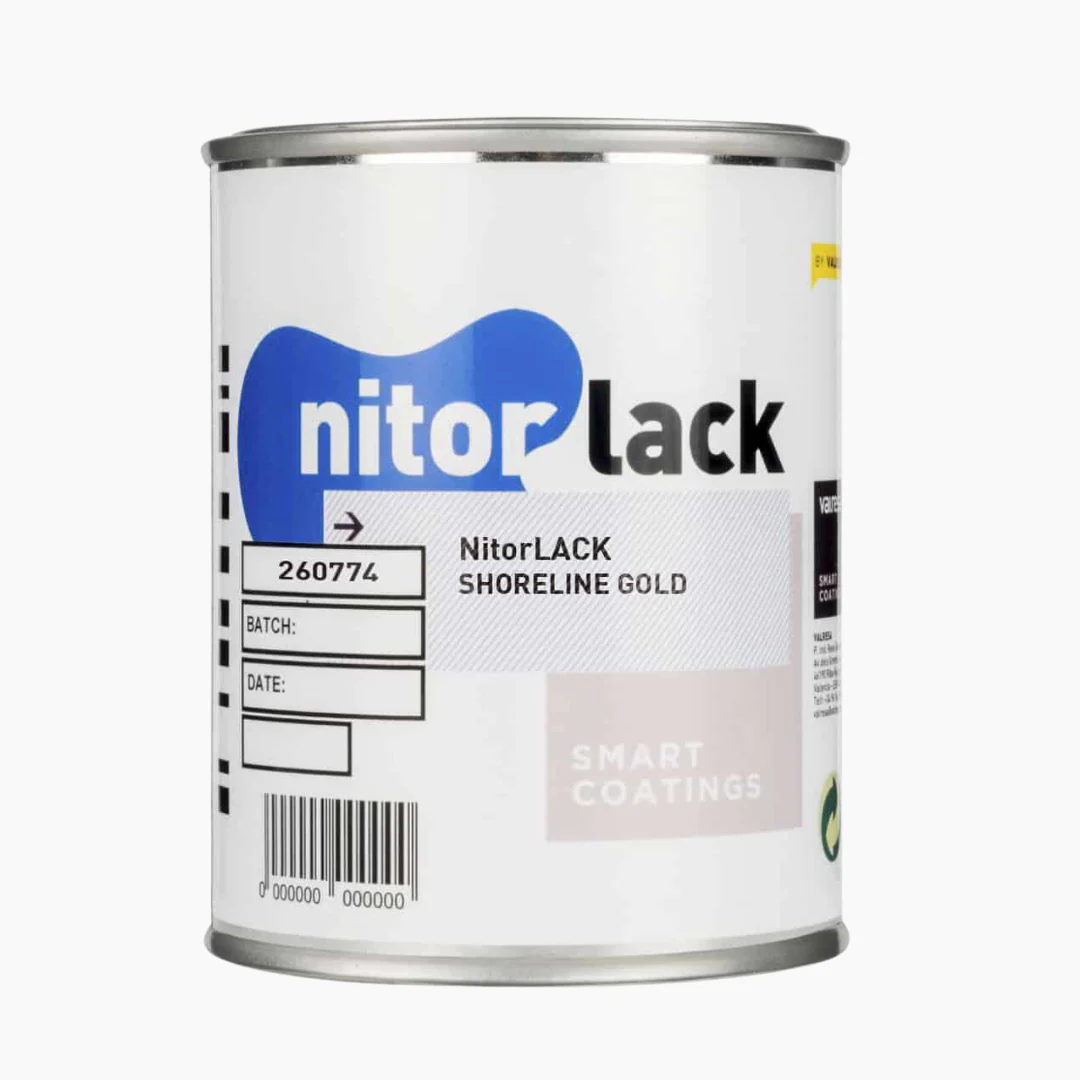 Nitorlack Nitrocellulose Can Shoreline Gold Finish 500mL