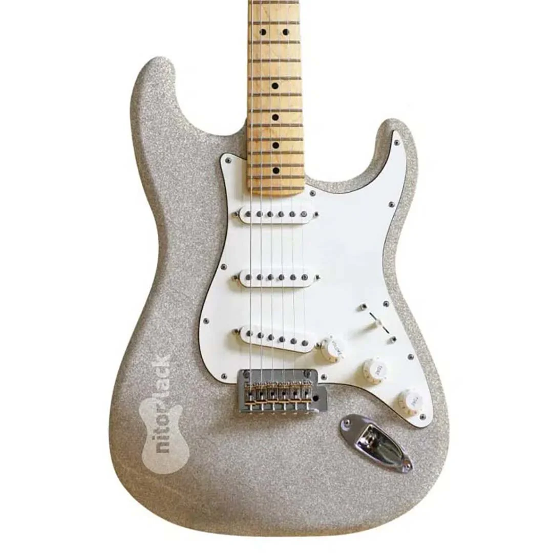 Nitorlack Nitrocellulose Can Silver Sparkle Finish 500mL - Image 3