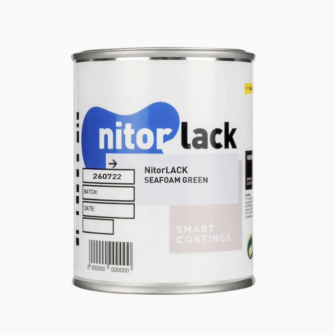 Nitorlack Nitrocellulose Can Seafoam Green Finish 500mL