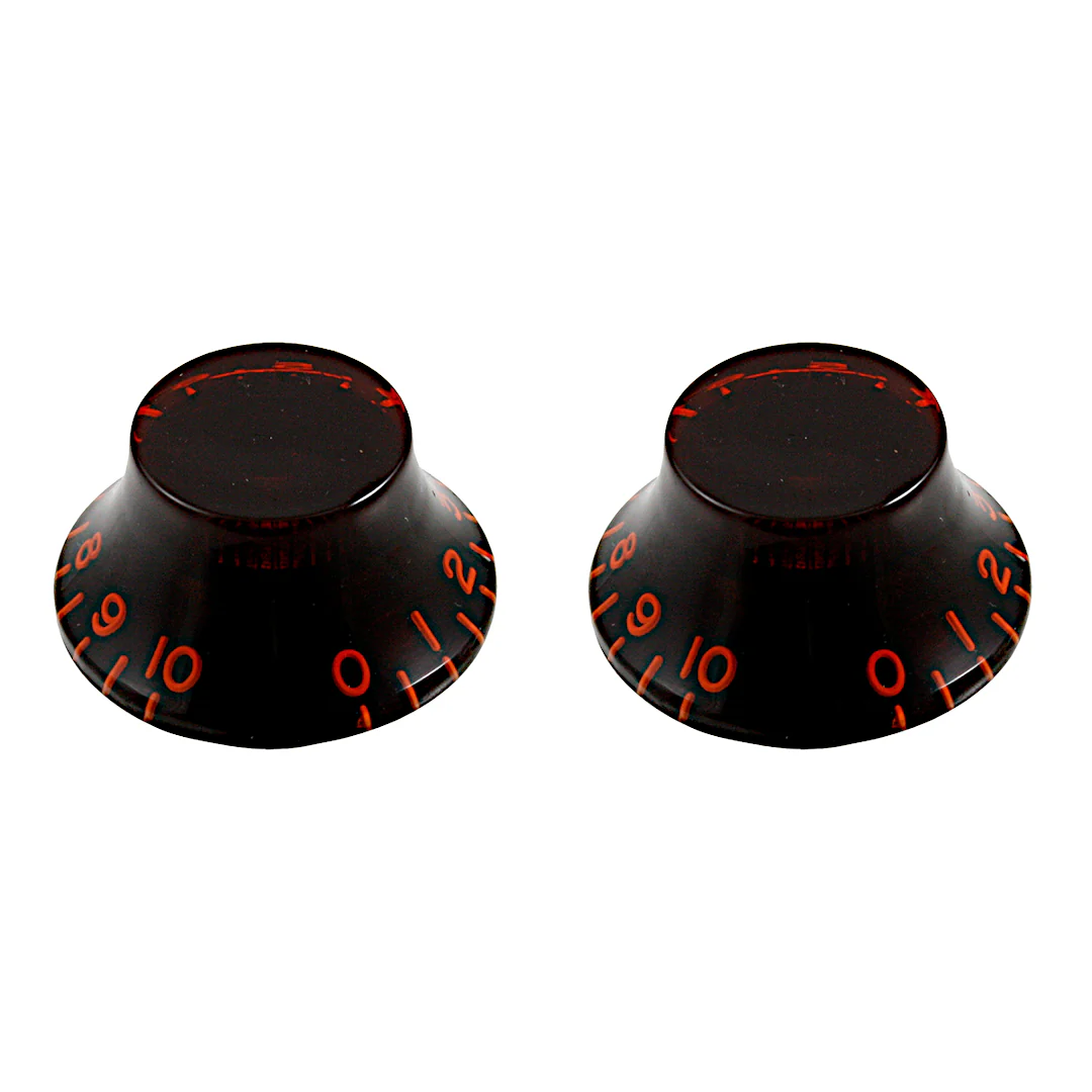 Allparts Vintage Style Tinted Bell Knobs (2 pcs) - Image 3