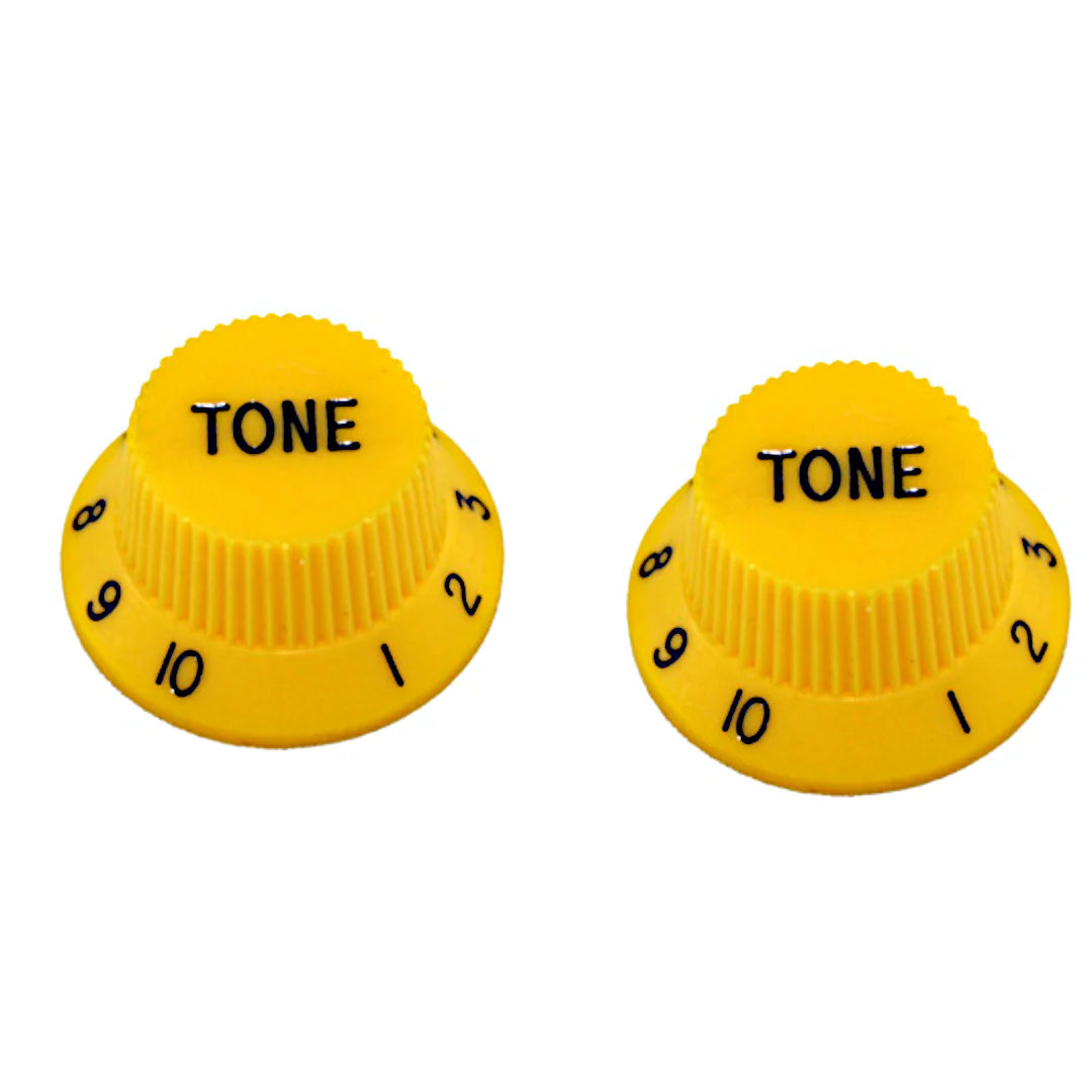 Allparts Plastic Tone Knobs for Strat (2 pcs) - Image 13