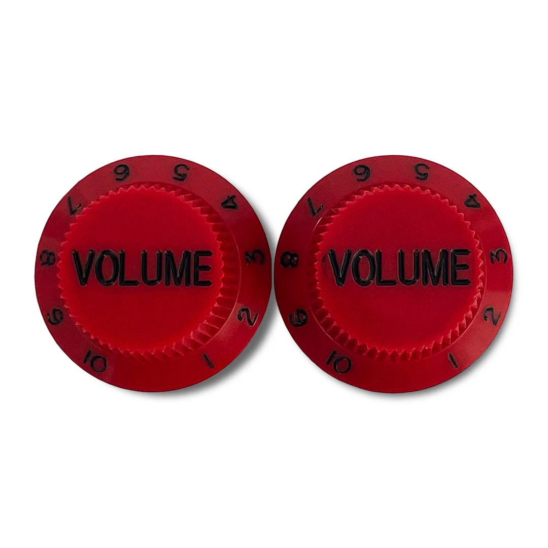 Allparts Plastic Volume Knobs for Strat (2 pcs) - Image 20