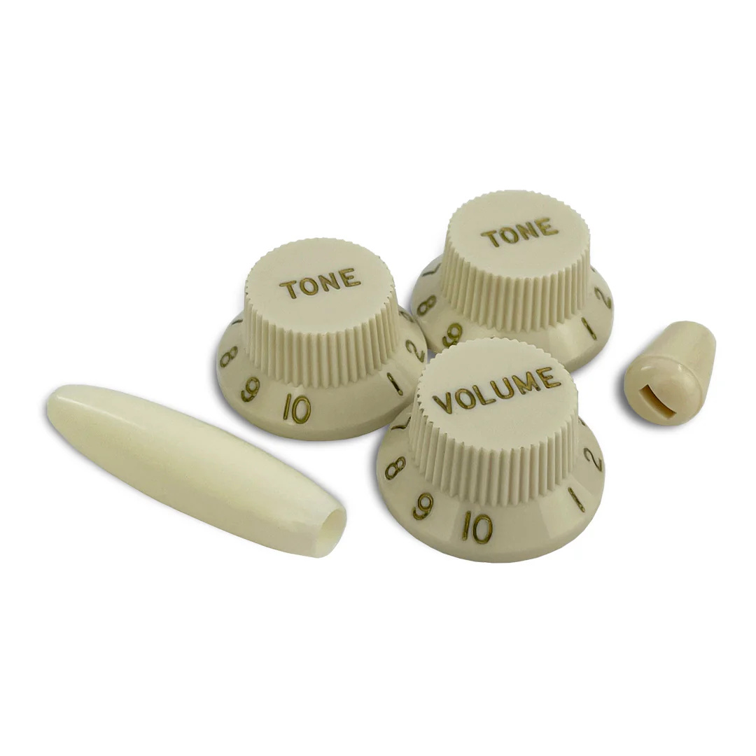 Allparts Complete Knob Set For Strat (5 pcs) - Image 6