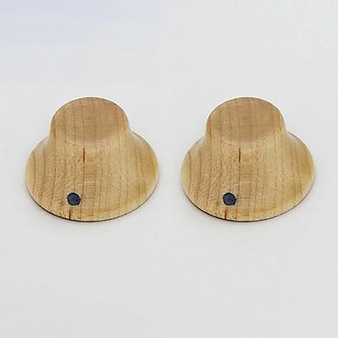 Allparts Wooden Bell Knobs (2 pcs) - Image 5